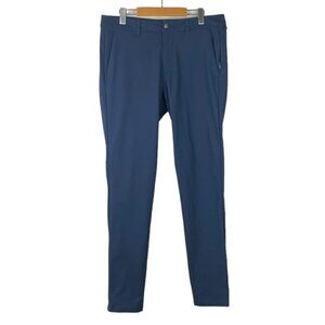 Lululemon Men's Commission Slim Fit Pants Warpstreme Blue US 34